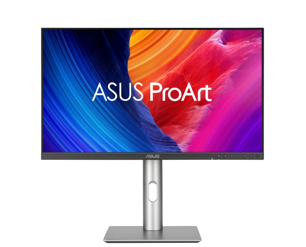 Asus ProArt Display PA278CFRV Професионален монитор, 27", IPS, QHD (2560 x 1440), 95% DCI-P3, LuxPixel AGLR, 100Hz, Color Accuracy, ΔE< 2, Calman Verified, USB-C PD 96W, Targeting VESA DisplayHDR 400 and VESA MediaSync, Ergonomic Stand, Green Sustainability
