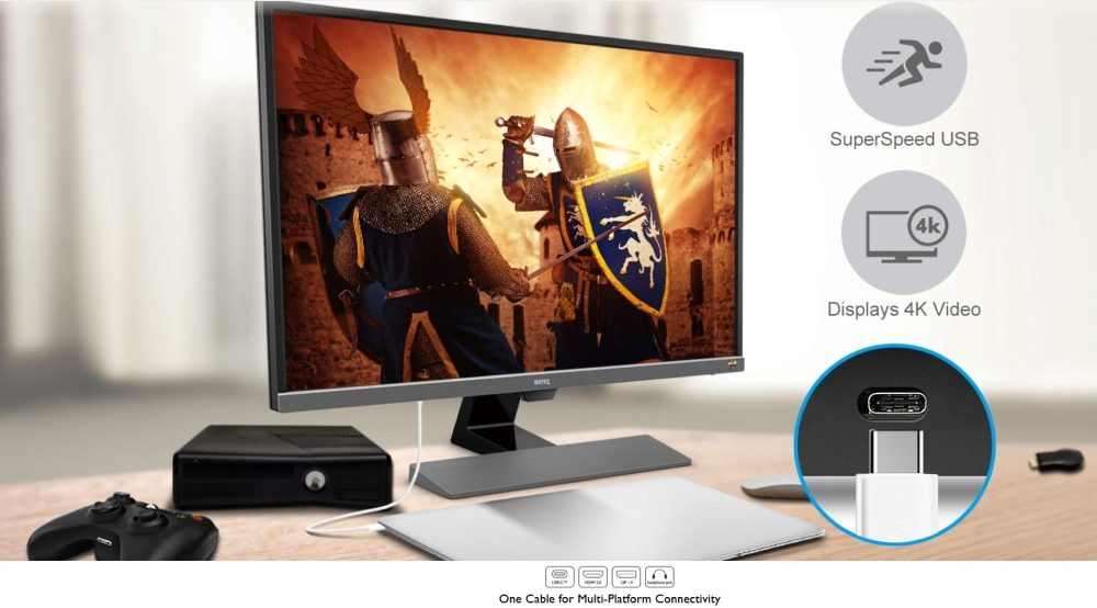 Монитор BenQ EW3270UE, 31.5" VA, 4K UHD