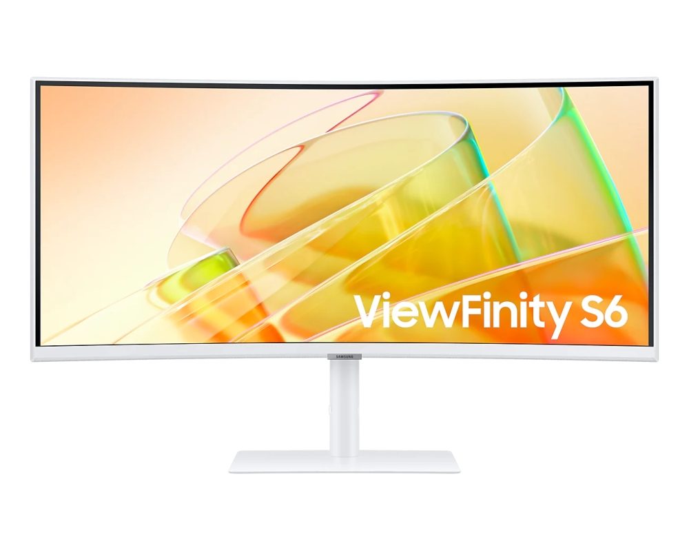 Samsung 34A650 34" извит VA 3440x1440 5ms 100Hz DP HDMI USB 3.0 Високоговорители Thunderbolt Бял
