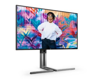 Монитор AOC U27U3CV, 27" Nano IPS WLED, 3840x2160@60Hz, 4ms GtG, 400cd/m², 1300:1, 50M:1 DCR, Adaptive Sync, FlickerFree, Low Blue Light, 3Wx2, Tilt, Height Adjust, Pivot, Swivel, 2xHDMI, DP, USB hub