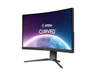 Монитор MSI MAG 325CQRXF, 31.5", Rapid VA, 240Hz, 1ms, WQHD 2560x1440, FreeSync Premium, HDR 400, ClearMR 7000, KVM, Mystic Light, Console mode, 400 nits, 4000:1, 100M:1, DP (1.4a), 2x HDMI (2.0), 1x Type-C (DP alt. PD 15W), USB HUB, Рег. стойка 100mm, Tilt, VESA