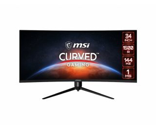 MSI Optix MAG342CQR 34" извит геймърски монитор, 144Hz, 1ms, VA, 3440x1440 UWQHD, 21:9, 1500R