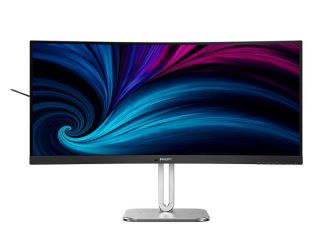 Philips 34B2U5600C 34" Извит монитор, 1500R VA, WLED, 3440x1440@120Hz, 4ms GtG, 300cd/m², 4000:1, 50M:1 SC, Adaptive Sync, FlickerFree, Eyesafe, 5Wx2, Tilt, Height Adjust, Swivel, 2xHDMI, DP, USB hub