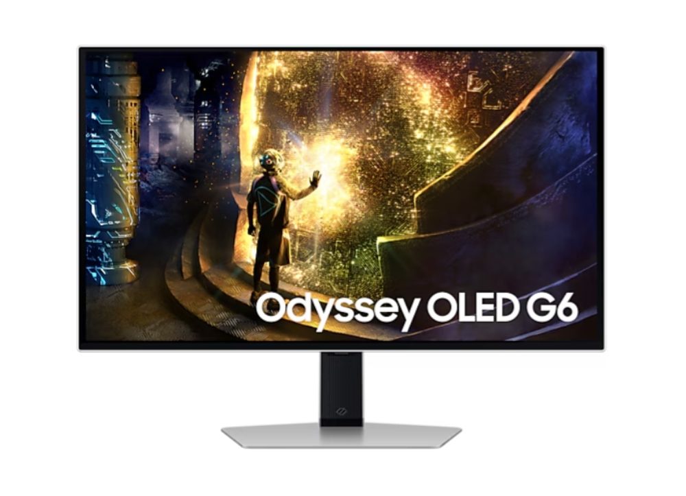 Samsung 27DG610 27" Odyssey G6 Smart OLED монитор, 240 Hz, 1 ms GTG, 2560x1440, сребрист