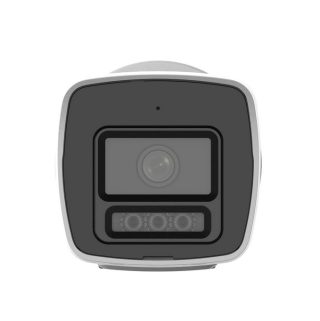 HikVision 2 MP ColorVu Fixed Bullet Network Camera със Smart Hybrid Light, 4 mm/F1.0, IR LED до 30m, DWDR, 3D DNR, H.265+, IP67, вграден микрофон, 12Vdc/PoE 5.4W