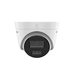 HikVision 4 MP Smart Hybrid Light Fixed Turret Network Camera, 2.8mm, IR, White Light up to 30m, 120 dB WDR, H.265+, IP67, вграден микрофон, вграден слот за памет, поддръжка на micro SDXC (512GB), 12Vdc/PoE 6.5W