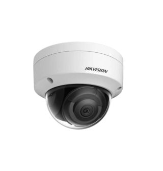 HikVision 2 MP Fixed Dome Network Camera, 4 mm, F1.6, IR до 40m, H.265+, IP67, вандалоустойчива (IK10), аудио вход/изход, Micro SDXC слот до 256 GB, 12Vdc/PoE 6.5W