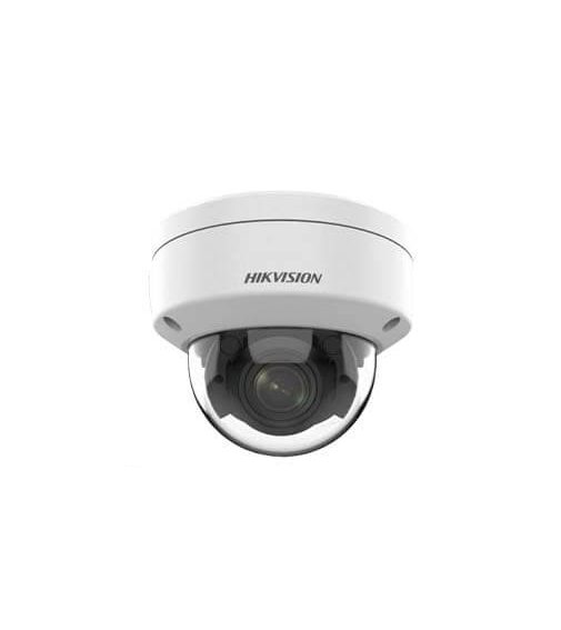 HikVision 2 MP варифокална куполна мрежова камера, 2.7-13.5 mm, IR до 40m, 120 dB WDR, 3D DNR, H.265+, IP67, IK10, вграден слот за памет до 256 GB, 12Vdc/PoE 12W