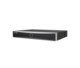 HikVision 16-канален 1U K Series AcuSense 4K NVR, до 2 канала@12 MP (2x12 MP/4x8 MP/8x4 MP/16x1080p), H.265+, 1 SATA HDD до 16TB, 2x USB 2.0; Видео вход: HDMI 1-кан., 4K (3840x2160)/30 Hz, VGA 1-кан., 1920x1080/60 Hz, Аудио изход: 1-кан., RCA (линеен, 1 kOhm)