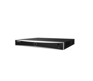 HikVision 32-канален 1U K Series AcuSense 4K NVR, до 12 MP (12x1080p/2x12MP), H.265+, 2 SATA HDD до 16TB всеки, 2 USB