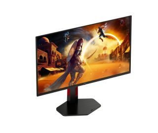 AOC Q27G4SDR 26.5" QD-OLED гейминг монитор, 2560x1440@360Hz, 0.03ms GtG, 1000cd/m², 1.5M:1, Adaptive Sync, FlickerFree, Low Blue Light, Tilt, Height Adjust, Pivot, Swivel, 2xHDMI, DP, USB hub