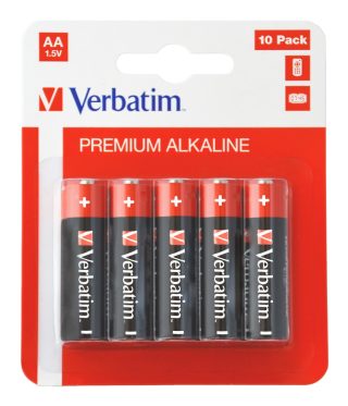 Батерия Verbatim алкална AA 10 бр. (Хангкард)