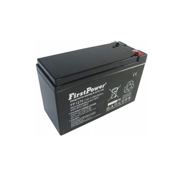 FirstPower FP7-12 батерия - 12V 7Ah F1