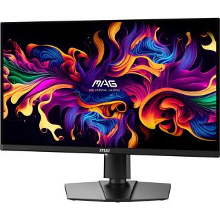 MSI MAG 271QP QD-OLED X28 Gaming Monitor, 26.5", 0.03ms, 280Hz, 2560x1440, G-SYNC, AMD FreeSync Premium Pro, AI Vision, Console Mode, ClearMR 15000, HDR True Black 400, Type-C(15W PD), DP(1.4a), 2xHDMI(2.1), Pivot, Height Adj., VESA 100, Black, 8.2kg