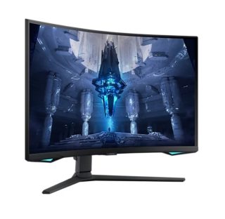 Samsung LS32BG750NP 32" Odyssey Neo G7 Извит VA гейминг монитор, 165 Hz, 1 ms, 3840x2160, DP, 2xHDMI, USB хъб, Черен