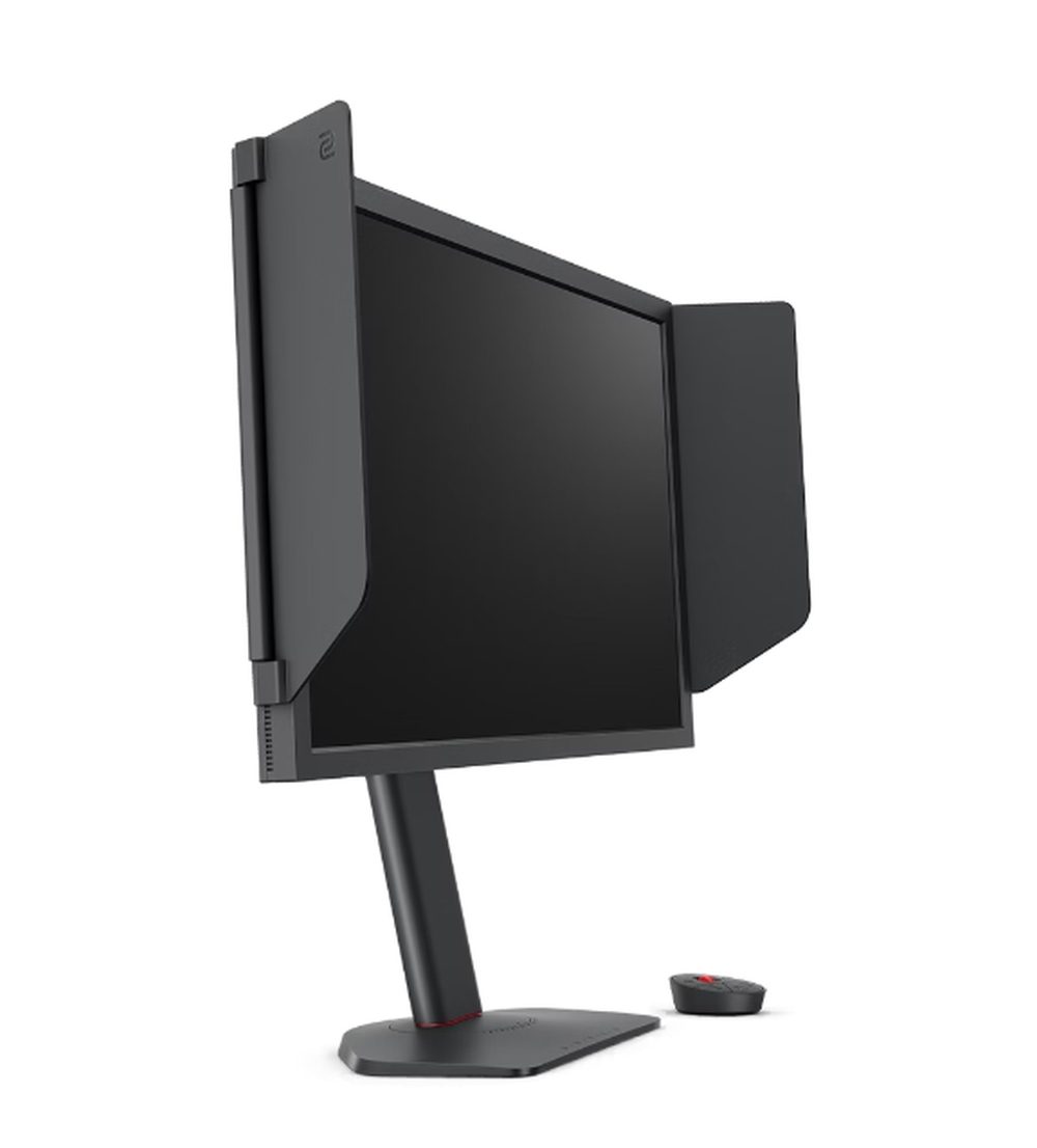 Монитор BenQ ZOWIE XL2546X+, 24.1", 280Hz, FHD FAST TN, за еспорт, CS2, Valorant, DyAc 2, Shield, S Switch, Black eQualizer, Color Vibrance, LBL, Flicker-free, K Locker, XL Setting to Share, 3x HDMI (2.0), DP (1.2), 3.5 Jack, завъртане, наклон, регулиране на височина 155mm