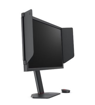 Монитор BenQ ZOWIE XL2546X+, 24.1", 280Hz, FHD FAST TN, за еспорт, CS2, Valorant, DyAc 2, Shield, S Switch, Black eQualizer, Color Vibrance, LBL, Flicker-free, K Locker, XL Setting to Share, 3x HDMI (2.0), DP (1.2), 3.5 Jack, завъртане, наклон, регулиране на височина 155mm