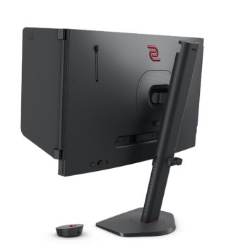 Монитор BenQ ZOWIE XL2546X+, 24.1", 280Hz, FHD FAST TN, за еспорт, CS2, Valorant, DyAc 2, Shield, S Switch, Black eQualizer, Color Vibrance, LBL, Flicker-free, K Locker, XL Setting to Share, 3x HDMI (2.0), DP (1.2), 3.5 Jack, завъртане, наклон, регулиране на височина 155mm
