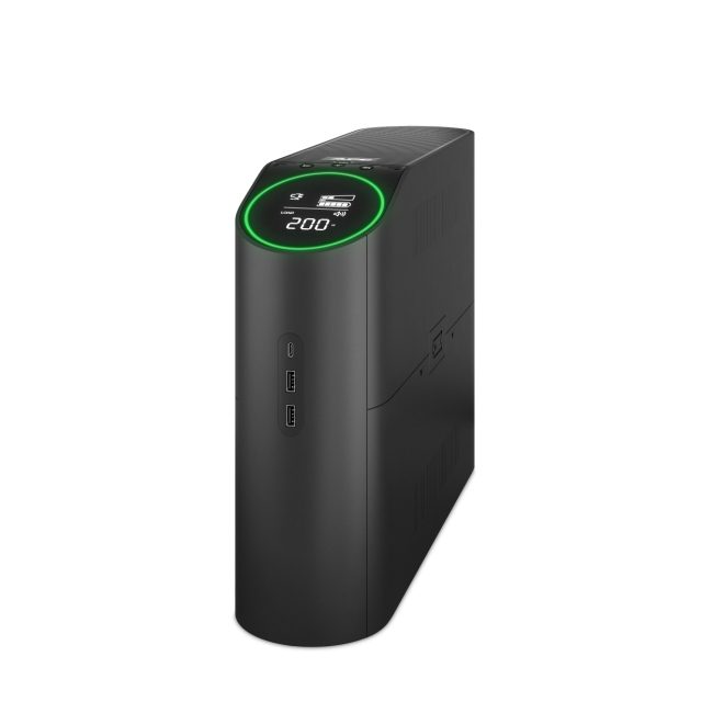 APC Back-UPS Pro 2200VA за Gaming, 230V, Pure Sinewave, LCD, Черен, Schuko
