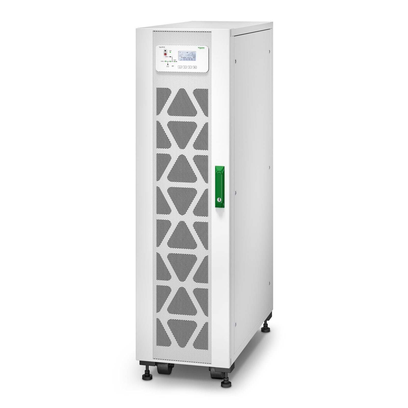 APC Easy UPS 3S 20 kVA 400V 3:3 UPS, 3 вътрешни 7Ah модулни батерийни струни, разширяеми до 3