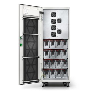 APC Easy UPS 3S 30 kVA 400V 3:3 UPS, 4 вътрешни 7Ah модулни батерийни вериги, разширяеми до 4