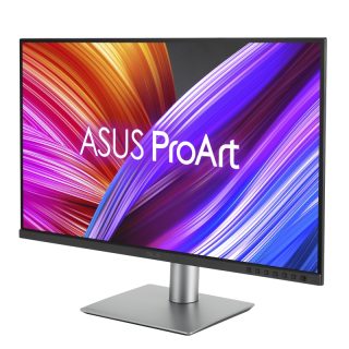 Asus ProArt Display PA329CRV Професионален монитор - 32 инча (31.5 инча видима площ), IPS, 4K UHD (3840 x 2160), 98% DCI-P3, точност на цветовете DE < 2, Calman Verified, USB-C PD 96W, VESA DisplayHDR 400, VESA MediaSync, ергономична стойка, зелена устойчивост