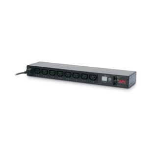 APC Rack PDU, Switched, 1U, 12A/208V, 10A/230V, (8) C13