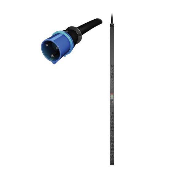 APC Rack PDU 9000 Switched, ZeroU, 16A, 230V, (21) C13 & (3) C19, IEC309 Cord
