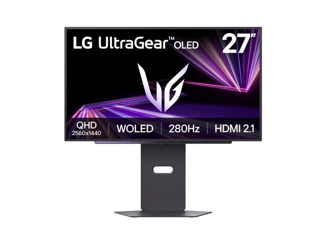 LG 27GX700A-B UltraGear 26.5" OLED геймърски монитор, 0.03ms GtG, 280 Hz, QHD 2560x1440, HDR 10, DCI-P3 99.5%, AMD FreeSync, NVIDIA G-SYNC Compatible
