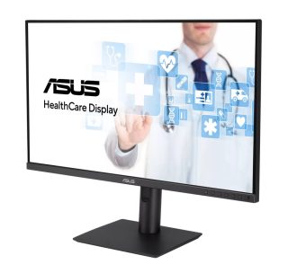 ASUS HA2741A HealthCare Monitor 27" WLED/IPS QHD 2560x1440 3.6MP AGLR DICOM Part 14 GSDF DICOM Preset Auto Calibration JND < 10% Antibacterial Treatment USB-C HDMI DisplayPort Daisy-chain Ergonomic Stand Black