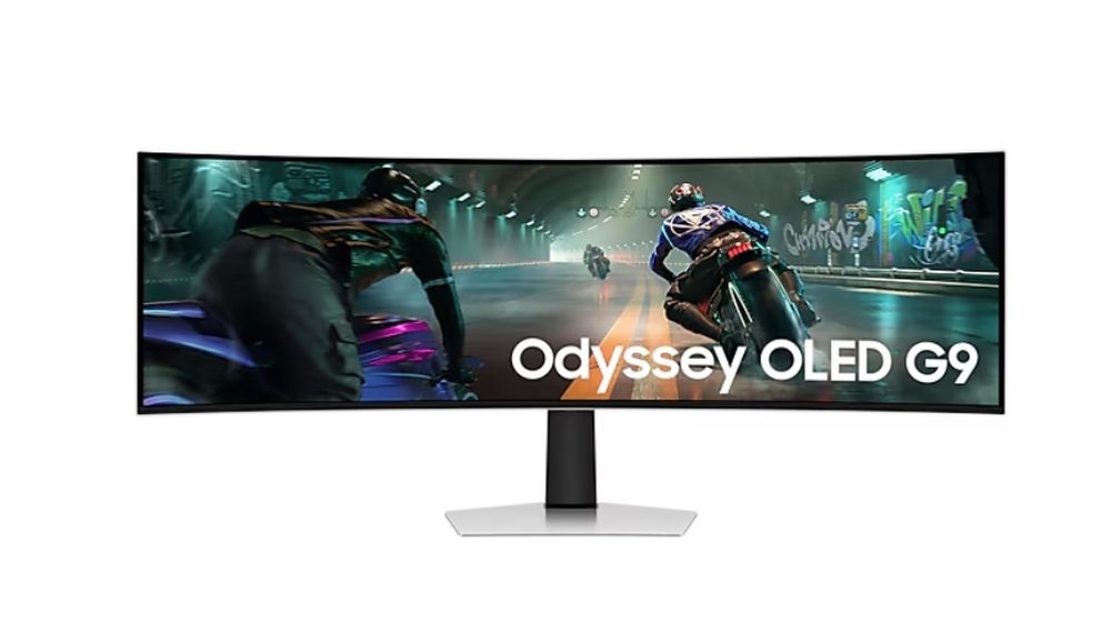 Монитор Samsung LS49DG910, 49" Odyssey G9 GAMING, Curved OLED, 1800R, 144Hz, Smart, 32:9, 5120 x 1440, Display Port, HDMI, Micro HDMI, USB Hub, Silver