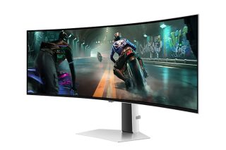 Монитор Samsung LS49DG910, 49" Odyssey G9 GAMING, Curved OLED, 1800R, 144Hz, Smart, 32:9, 5120 x 1440, Display Port, HDMI, Micro HDMI, USB Hub, Silver