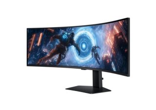 Samsung LS49FG910, 49" Odyssey G9 GAMING VA Curved OLED, 1000R, 144Hz, Smart. 32:9, 5120 x 1440, Display Port, HDMI, Micro HDMI, USB Hub, Silver