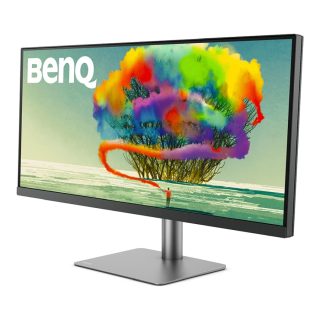 BenQ PD3420Q 34" W IPS LED 5ms 3440x1440 2K QHD, Design Mon, WQHD, AQCOLOR, 100% sRGB/98% P3, HDR400, B.I., LBL, KVM, ICCsync, CAD/CAM, DualView, Контраст 1000:1, 350 cd/m2, 2xHDMI, DP, USB-C (PD65W, DP Alt Mode), USB-C/USB 3.0x2, Високоговорители 2x2.5W, Регулиране на височина, Завъртане, Наклон, Сив