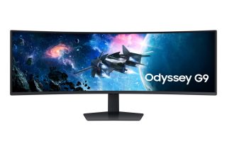Samsung LS49CG950, 49" Odyssey G9 GAMING, извит VA, 1000R, 240Hz, 32:9, 5120 x 1440, 450 cd/m2, Display Port, HDMI, Micro HDMI, USB хъб, черен