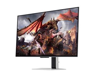 Монитор Samsung 32DG802 32" Odyssey SMART OLED G8, 240Hz, 0.3ms, 3840x2160, DP, 2xHDMI, USB Hub, Silver