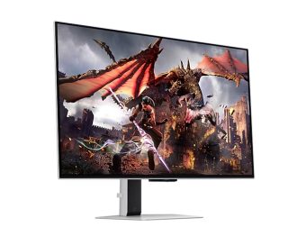 Монитор Samsung 32DG802 32" Odyssey SMART OLED G8, 240Hz, 0.3ms, 3840x2160, DP, 2xHDMI, USB Hub, Silver