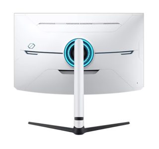 Samsung LS32BG850N 32" Odyssey Neo G8, извит VA гейминг монитор, 240Hz, 1 ms, 3840x2160, DP, 2xHDMI, USB хъб, Бял