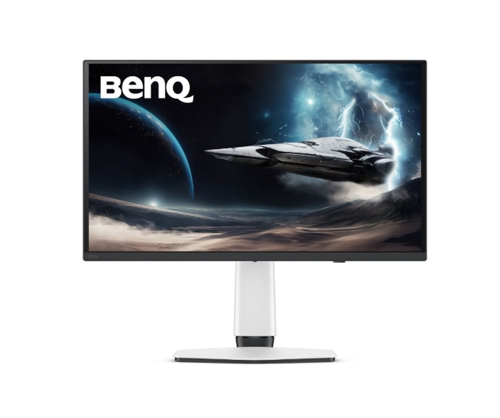 BenQ MOBIUZ EX271UZ 27" 4K OLED Gaming Monitor, 3840x2160, 166 PPI, 240Hz, 0.03ms, 4th Gen QD-OLED, Graphene Film, FreeSync Premium Pro, Color Vibrance, eARC, smart KVM, Eye Care, 2x HDMI (v2.1), DP, USB C PD 90W, USB hub, WHITE, 5.14kg