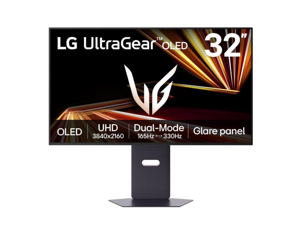 Монитор LG 32GX850A-B, 31.5", UltraGear OLED, 0.03ms, AG, UHD 4K (3840x2160), Dual-Mode (4K 165Hz FHD 330Hz), HDR 10, DCI-P3 99%