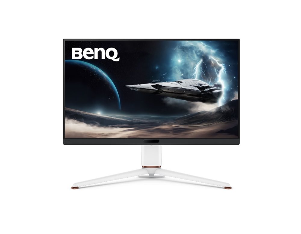 Монитор BenQ MOBIUZ EX321UX, 31,5", Mini LED, IPS, 3840x2160 4K UHD, 144Hz, 1ms, HDR 1000, FreeSync Premium Pro, B.I.+ Gen2, 700 нита, 99% Adobe RGB, 99% P3, 3x HDMI (v2.1), DP (v2.1), USB C PD 65W, USB Hub, Color Shuttle, Регулиране на височина 100mm, VESA 100, 7.2 kg