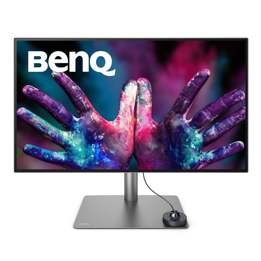 BenQ PD3220U 32" IPS LED 5ms 3840x2160 4K UHD, DesignVue Thunderbolt монитор, AQCOLOR, 100% sRGB, HDR400, B.I., LBL, KVM Switch, ICCsync, CAD/CAM, DualView, 1300:1, 350 cd/m2, 2xHDMI, DP, Thunderbolt 3x2 (PD65W, DP alt), USB-C/USB 3.0x4, говорители 2x2W, регулиране на височина, завъртане, наклон, сив