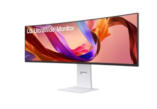 LG 49U950A-W 49" 32:9 Извит UltraWide Dual QHD 5K 5120x1440 Nano IPS 1ms MBR, 144Hz, 5ms, 400cd/m2, 1000:1, HDR400, DCI-P3 98%, USB Type-C, PD 90W, FreeSync, G-SYNC, PIP, 2 PBP, HDMI, DisplayPort, Високоговорител 2ch 10W, Tilt, Height, Swivel, Titan