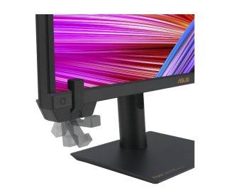 Asus ProArt Display PA24US Professional Monitor, 24'', IPS, 4K UHD (3840 x 2160), 350cd/m2, вграден моторизиран колориметър, само/автоматично калибриране, HDR-10, HLG, 99% Adobe RGB, 95% DCI-P3, DE < 1, 12G-SDI, USB-C PD 80W, VESA DisplayHDR 600, хардуерно калибриране