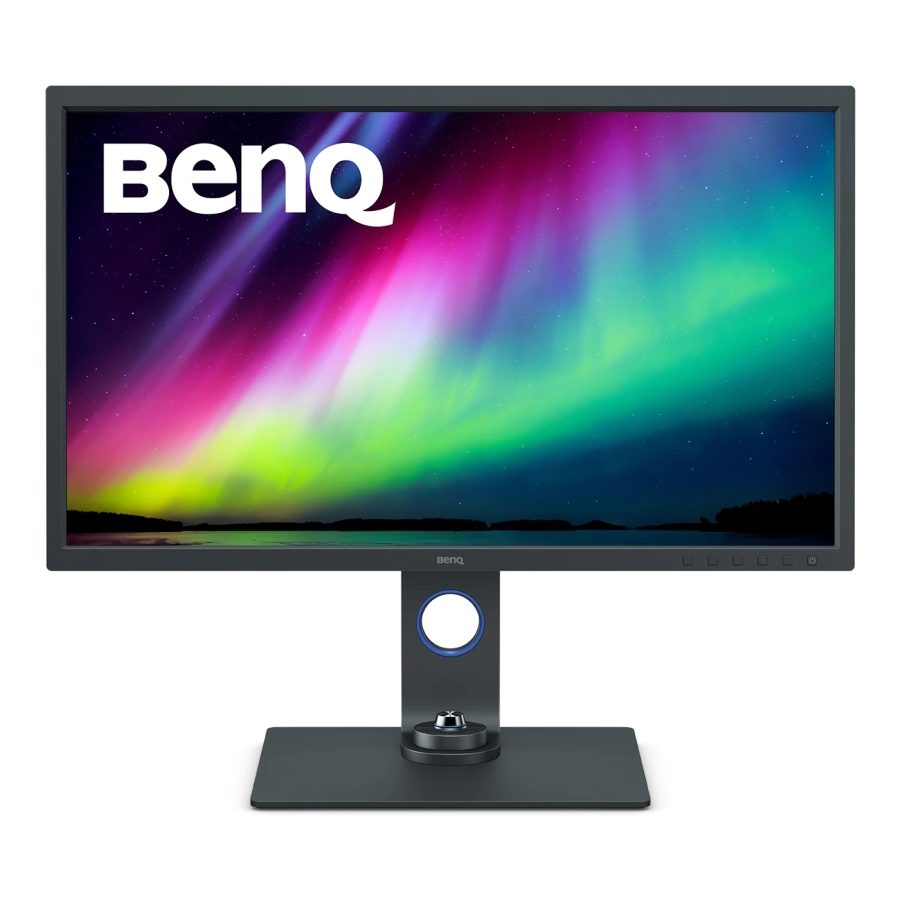 BenQ SW321C 32" IPS, 5ms (GtG), 3840x2160 4K, фотографски монитор, 99.9% AdobeRGB, 95% P3, 100% sRGB, HDR10/HLG&24/25/30p, AQCOLOR, PColor Sync, Puck G2, 1000:1, 16 bit 3D-LUT, 250 cd/m2, HDMI x2, DP, USB Type-C PD60W, USB 3.1 хъб, CardReader, HAdj. 150mm