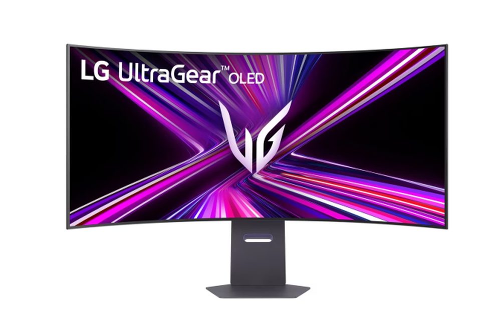 LG 45GX950A-B, 44.5" UltraGear извит 21:9, 0.03ms, Dual QHD 5K (5120x1440), WUHD 165Hz/ WFHD Dual Mode 330Hz, USB Type-C, 275 cd/m2, 1500000:1, NVIDIA G-Sync, AMD FreeSync, USB Type-C 90W, HDR 400, HDMI, DisplayPort, говорител, DTS, LG Switch, наклон, височина