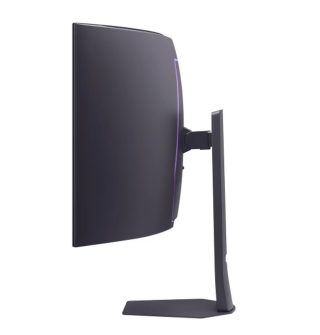 LG 45GX950A-B, 44.5" UltraGear извит 21:9, 0.03ms, Dual QHD 5K (5120x1440), WUHD 165Hz/ WFHD Dual Mode 330Hz, USB Type-C, 275 cd/m2, 1500000:1, NVIDIA G-Sync, AMD FreeSync, USB Type-C 90W, HDR 400, HDMI, DisplayPort, говорител, DTS, LG Switch, наклон, височина