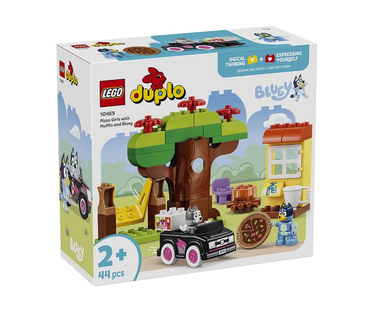 LEGO DUPLO 10469 - Момичетата с пицата, Мъфин и Блуи