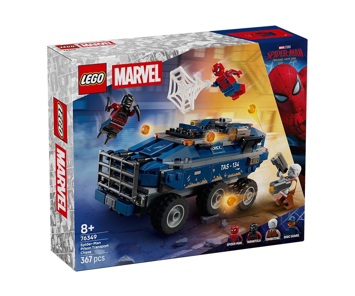 LEGO Marvel Super Heroes 76349 - Преследване на затворнически транспорт със Спайдърмен