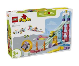 LEGO DUPLO 3 в 1 10478 - Креативни рампи с превозни средства